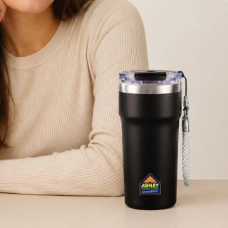 SNAPSIP Stainless Steel Bottle with Strap - 600ml