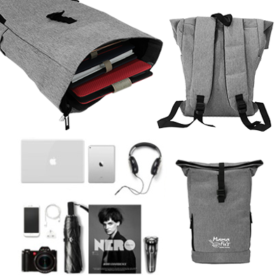 SNAZZY Rolltop Backpack 05