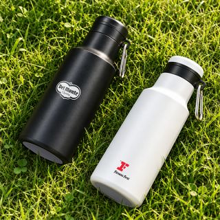 Stainless Steel Bottle With Carabiner - 450ml 02
