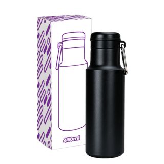 Stainless Steel Bottle With Carabiner - 450ml 07