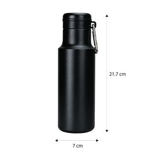 Stainless Steel Bottle With Carabiner - 450ml 08