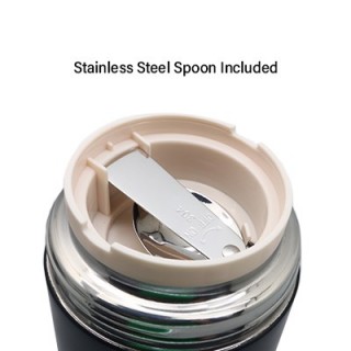 Stainless Steel Braised Thermos with Spoon - 600ml 05
