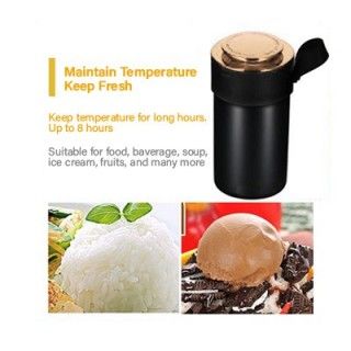 Stainless Steel Braised Thermos with Spoon - 600ml 09