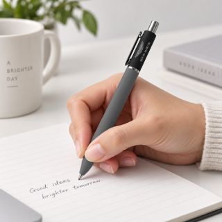 STONE Duo Tone Press Action Aluminium Ball Pen 02