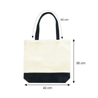 STRIP Tone Natural Canvas Bag - 12oz (380x420x100) 08