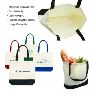 STRIP Tone Natural Canvas Bag - 12oz (380x420x100) 09
