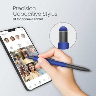TOUCH Stylus Press Action Aluminum Ball Pen 03