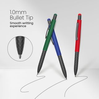 TOUCH Stylus Press Action Aluminum Ball Pen 04
