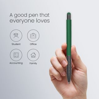 TOUCH Stylus Press Action Aluminum Ball Pen 05