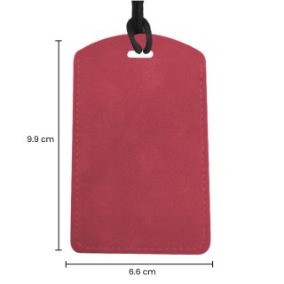 SUEDE PU ID Card Holder with Key Ring 10