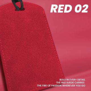 SUEDE PU ID Card Holder with Key Ring 09