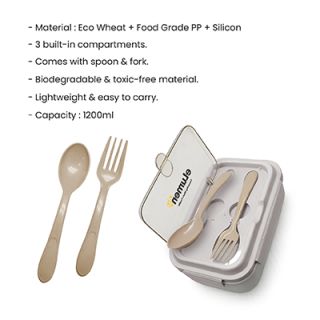 SWEET Eco-Wheat Lunch Box - 1200ml 08