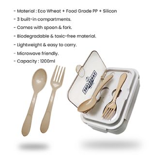 SWEET Eco-Wheat Lunch Box - 1200ml 08