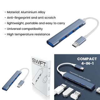 SWIFT 4-in-1 USB 3.0 Hub Type C 07