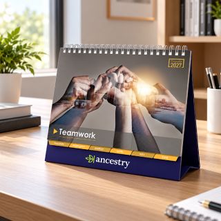 Teamwork Wire-O Desk Calendar 2027 02