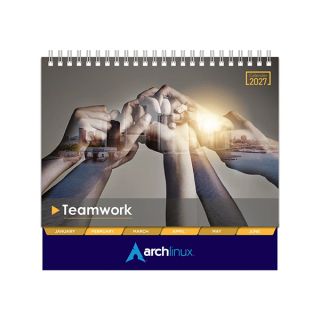 Teamwork Wire-O Desk Calendar 2027 01