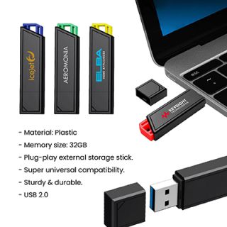 TECH Model USB 2.0 Flash Drive - 32GB 08
