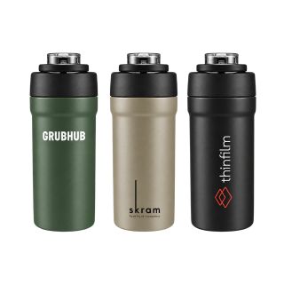 TIGO Stainless Steel Bottle with Straw Carry Handle - 680ml