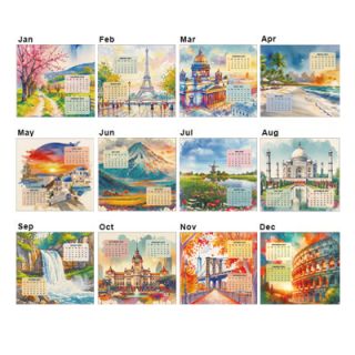 Timeless Landmark Calendar 2027 04