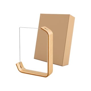 Transparent Acrylic with L-Shape Wood Frame 08