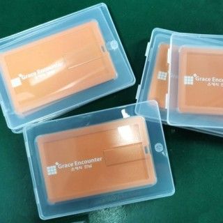 Transparent PP Box for Flip Card USB 06
