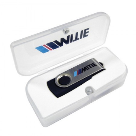 Transparent Plastic Box for Flash Drive 01
