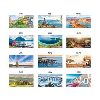 Travel Desk Calendar 2026 04