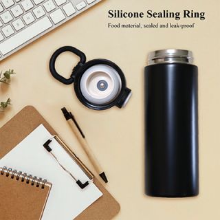 TRAVO Stainless Steel Thermos with Handle - 400ml 03