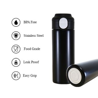 TRAVO Stainless Steel Thermos with Handle - 400ml 05