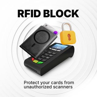 TRIFOLD PU Magnetic Wallet with RFID Block 06