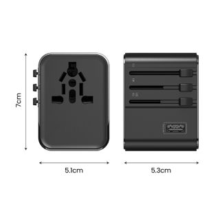 ULTRALINK Travel Adapter 2 USB + 2 Type C Charger 08