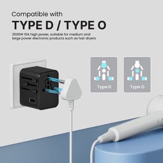 ULTRALINK Travel Adapter 2 USB + 2 Type C Charger 04