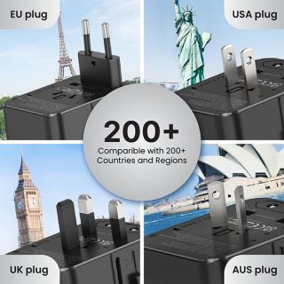 ULTRALINK Travel Adapter 2 USB + 2 Type C Charger 06