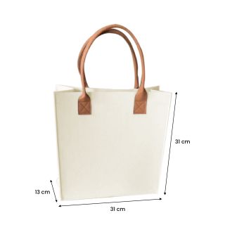 URBAN Felt 2 Tone Tote Bag - M 07