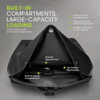 URBAN Rolltop Buckle Laptop Backpack 03