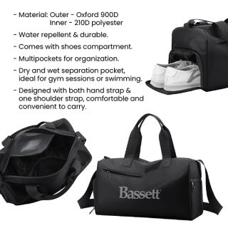 URBAN Travel Oxford Duffel Gym Bag 09