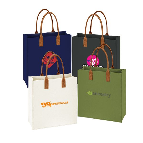 URBAN Felt 2 Tone Tote Bag - M