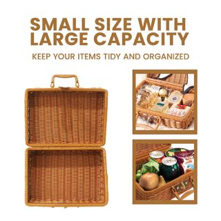 RATTAN Retro Basket for Gifts Set - L 06