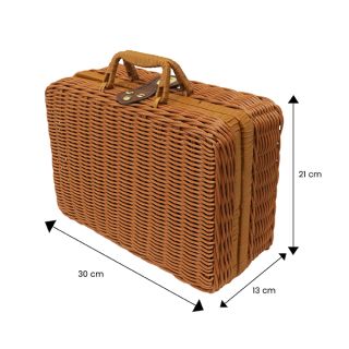 RATTAN Retro Basket for Gifts Set - L 07