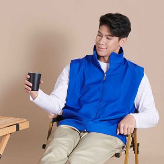 VJ Full-Zip Sleeveless 125gsm Vest Jacket