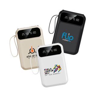 VOLT Power Bank with Built-in 4 Cables - 10000mAh