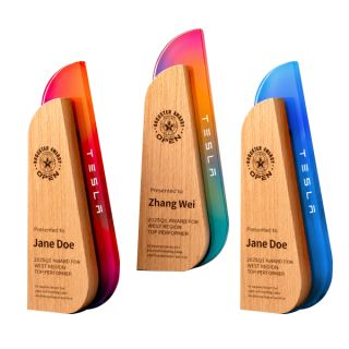 Wooden Award Series type 3 Trophy 01