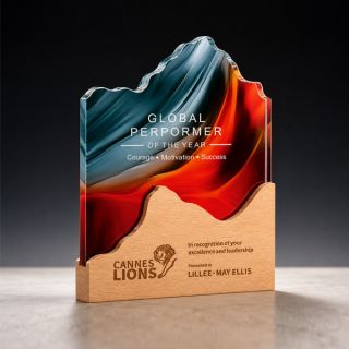 Wooden Crystal Series type 3 Trophy 02