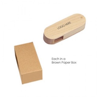 Wooden 360 Swivel USB Flash Drive - 8GB 04