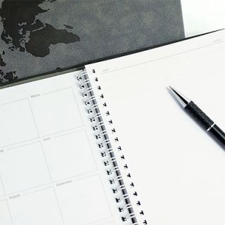 Worldview Wire-O Thermal PU Leather Notebook - A5 Size 06