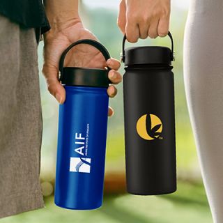 YOUNG Double Wall Stainless Steel Flask with Handle - 600ml 06