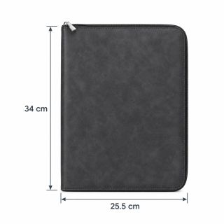 Zippered 15 Key Leather Organizer with Cards Holder 07