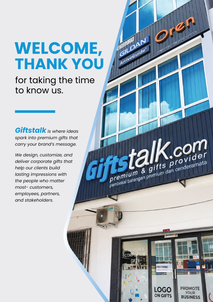 Giftstalk corporate gifts office and showroom frontage in Seri Kembangan, Selangor